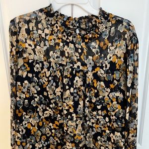 Beautiful multicolor evening top